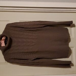 Axcess Taupe Colored Oversize Sweater